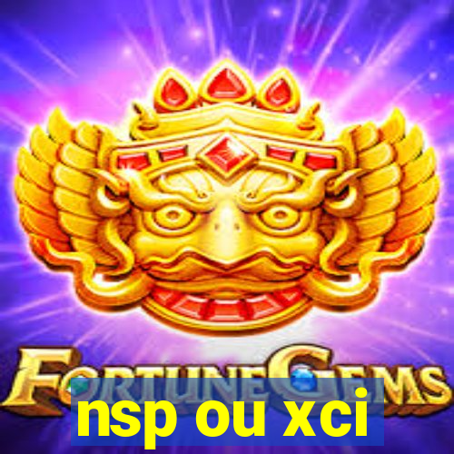 nsp ou xci